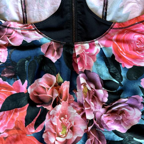 Women's Lululemon Floral Print Secret Garden Tank Lightened Up Singlet Gym Top 4 - Picture 6 of 7